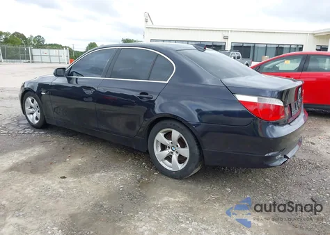 2007 BMW 530I из США, поврежденный, VIN WBANE73537CM50271
